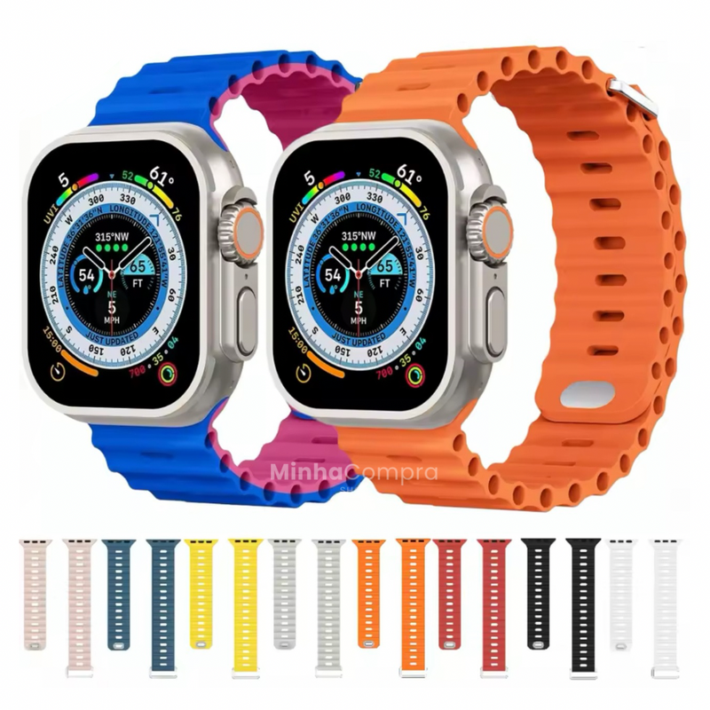 Pulseira Emborrachada para Smartwatch