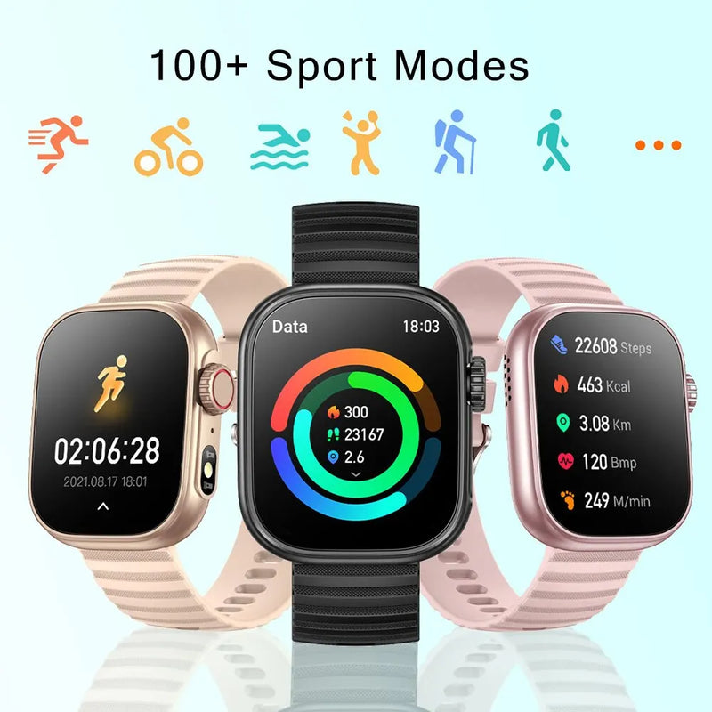 Smartwatch com +100 Modalidades Esportivas e Monitoramentos de Saúde